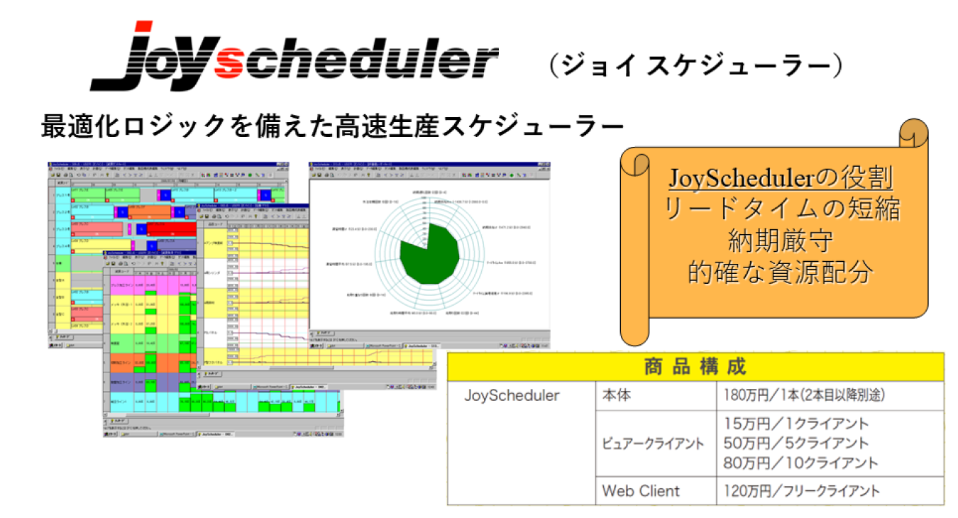 生産スケジューラー「JoyScheduler」